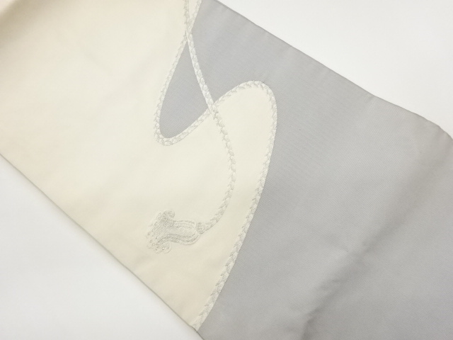 組紐模様織出し名古屋帯